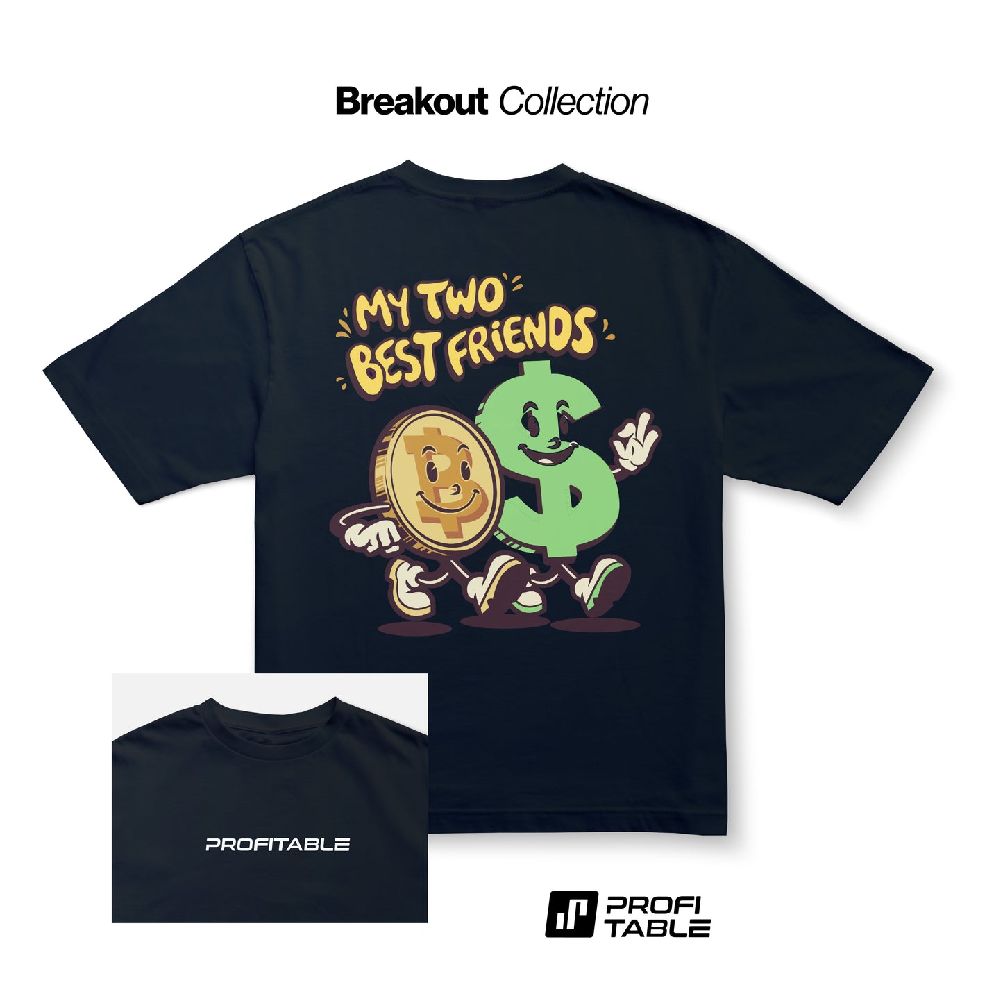 Deux meilleurs amis surdimensionnés